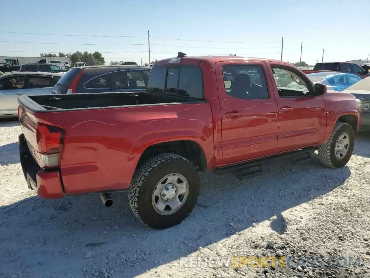 3 Photograph of a damaged car 3TMCZ5ANXNM453704 TOYOTA TACOMA 2022