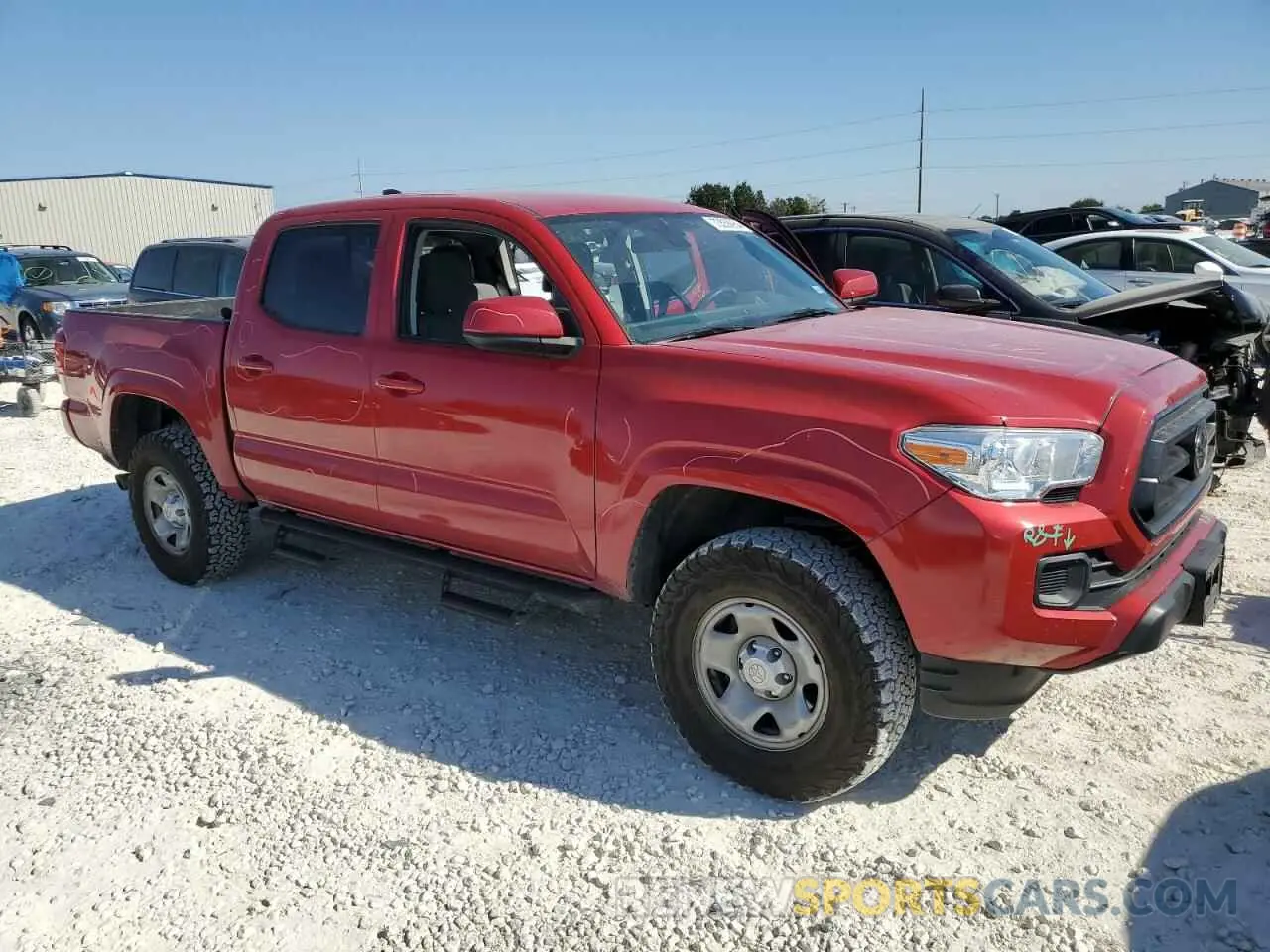 4 Photograph of a damaged car 3TMCZ5ANXNM453704 TOYOTA TACOMA 2022