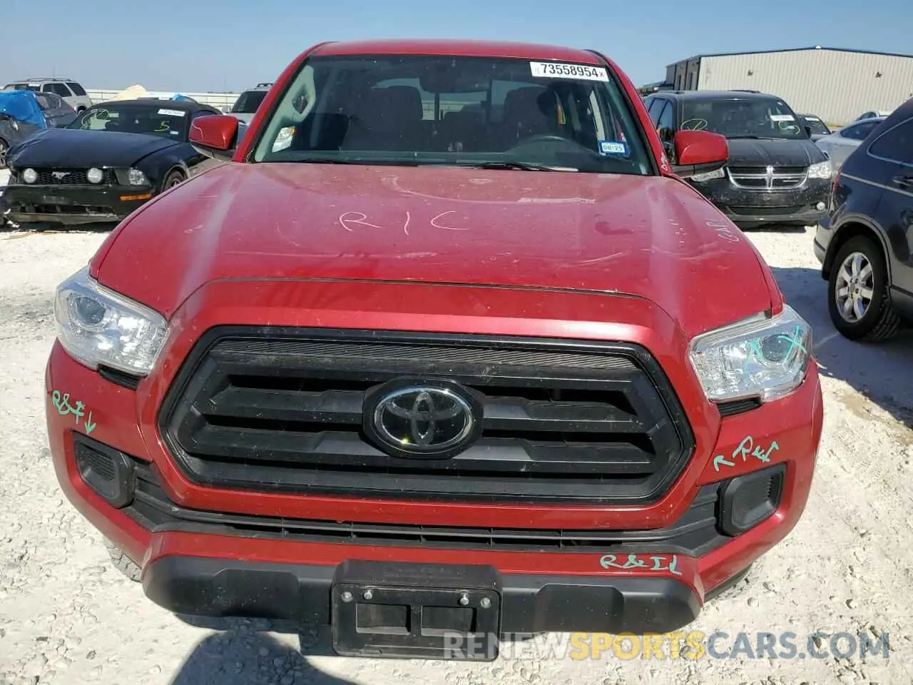 5 Photograph of a damaged car 3TMCZ5ANXNM453704 TOYOTA TACOMA 2022