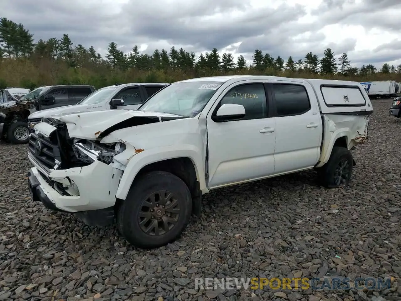 1 Photograph of a damaged car 3TMCZ5ANXNM479347 TOYOTA TACOMA 2022