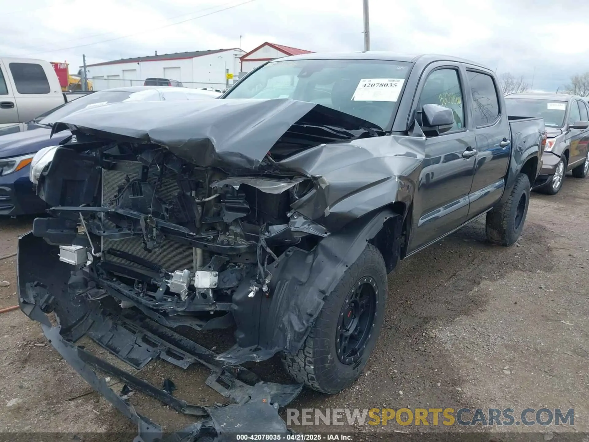 6 Photograph of a damaged car 3TMCZ5ANXNM483172 TOYOTA TACOMA 2022