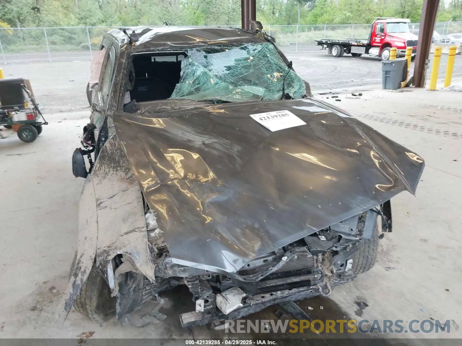 6 Photograph of a damaged car 3TMCZ5ANXNM493703 TOYOTA TACOMA 2022