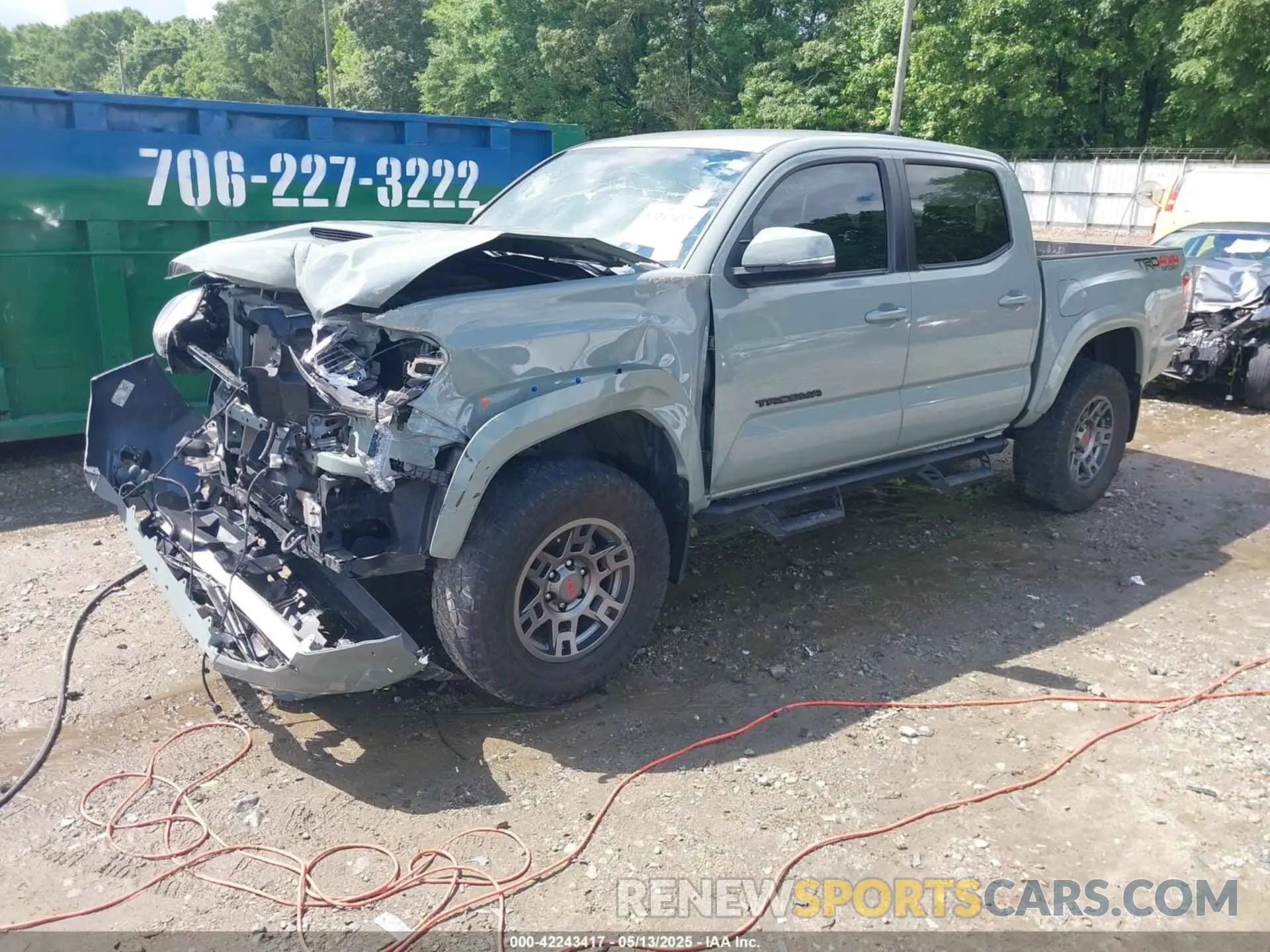2 Photograph of a damaged car 3TMCZ5ANXNM498688 TOYOTA TACOMA 2022