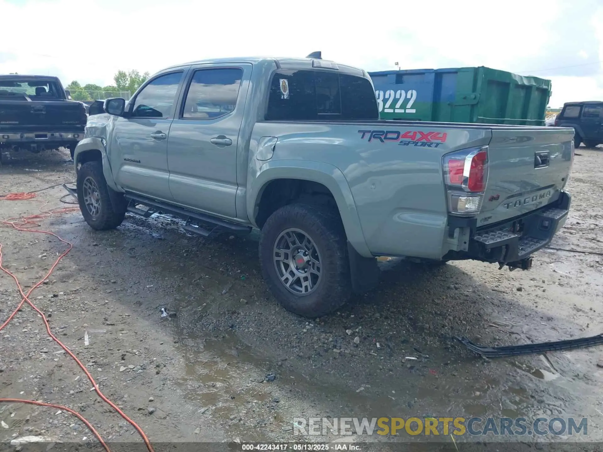 3 Photograph of a damaged car 3TMCZ5ANXNM498688 TOYOTA TACOMA 2022