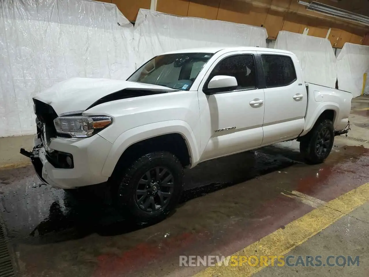 1 Photograph of a damaged car 3TMCZ5ANXNM523735 TOYOTA TACOMA 2022