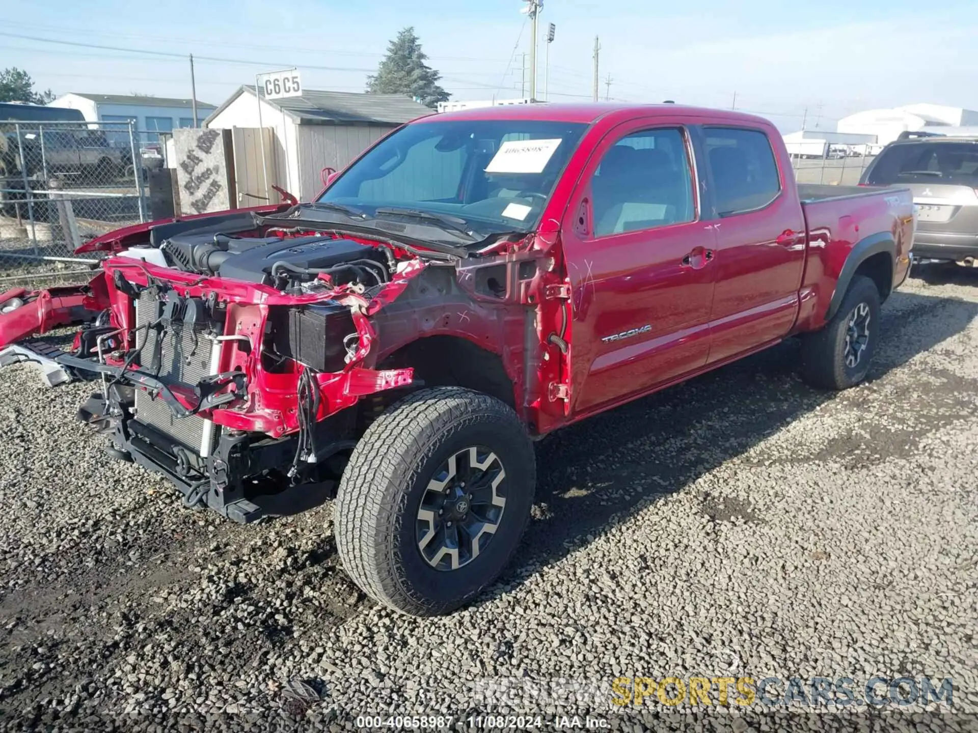 2 Photograph of a damaged car 3TMDZ5BN4NM127772 TOYOTA TACOMA 2022