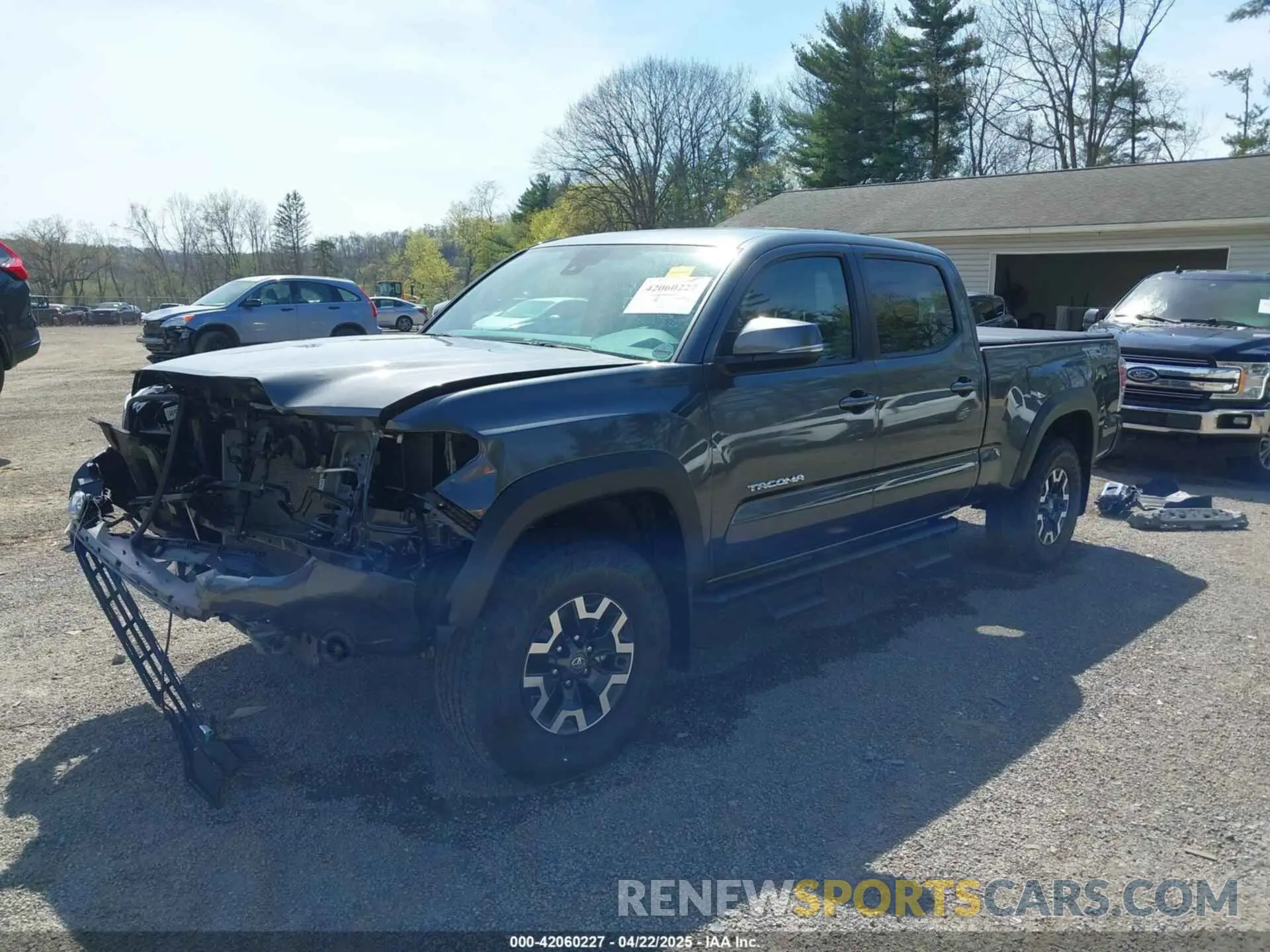 2 Photograph of a damaged car 3TMDZ5BN7NM140340 TOYOTA TACOMA 2022
