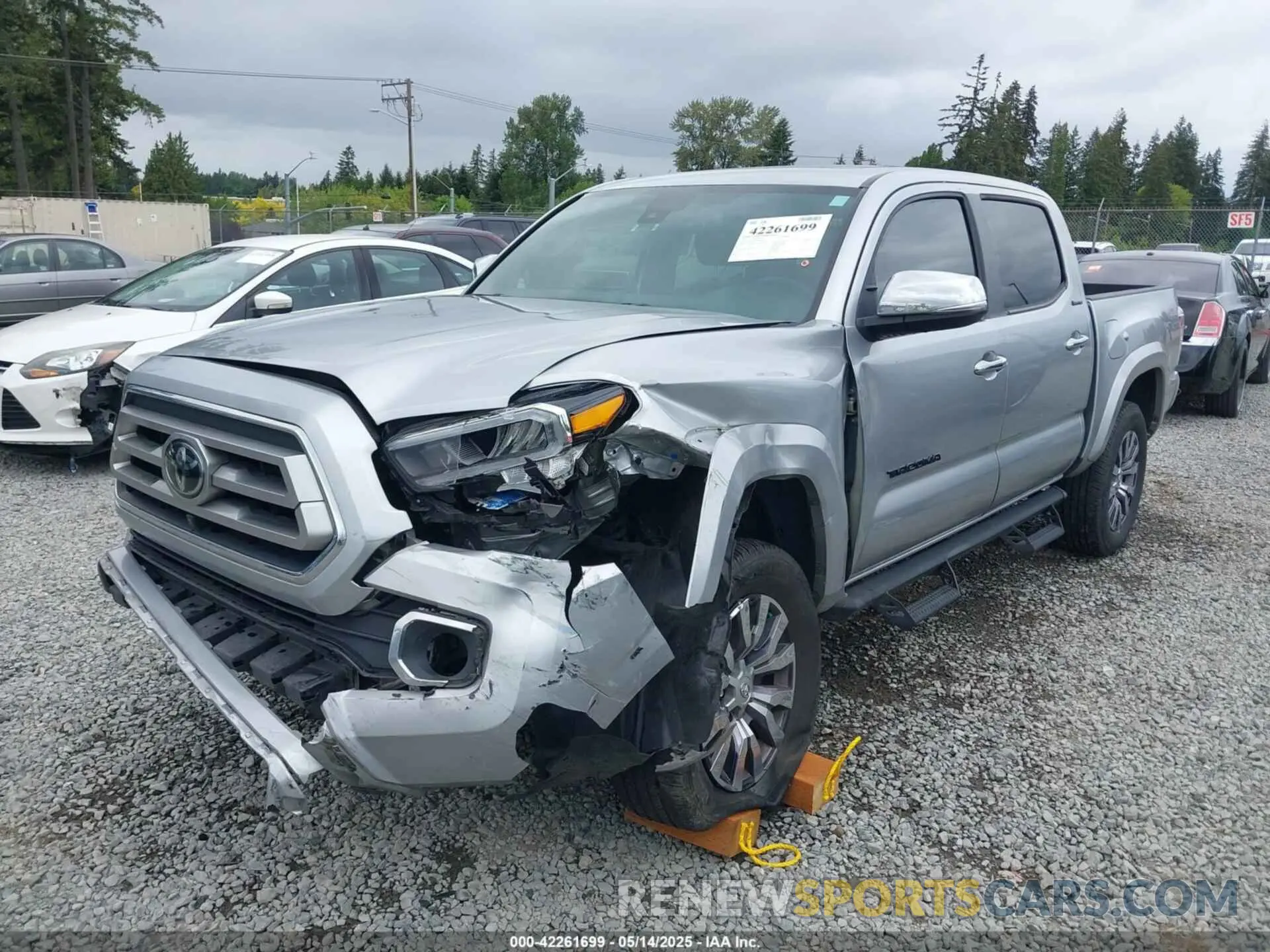 6 Photograph of a damaged car 3TMGZ5AN2NM504615 TOYOTA TACOMA 2022