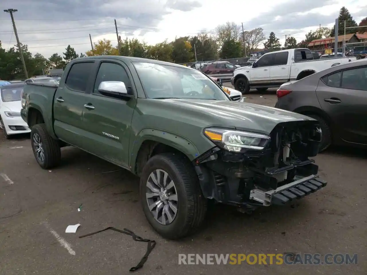 1 Photograph of a damaged car 3TMGZ5AN3NM457241 TOYOTA TACOMA 2022