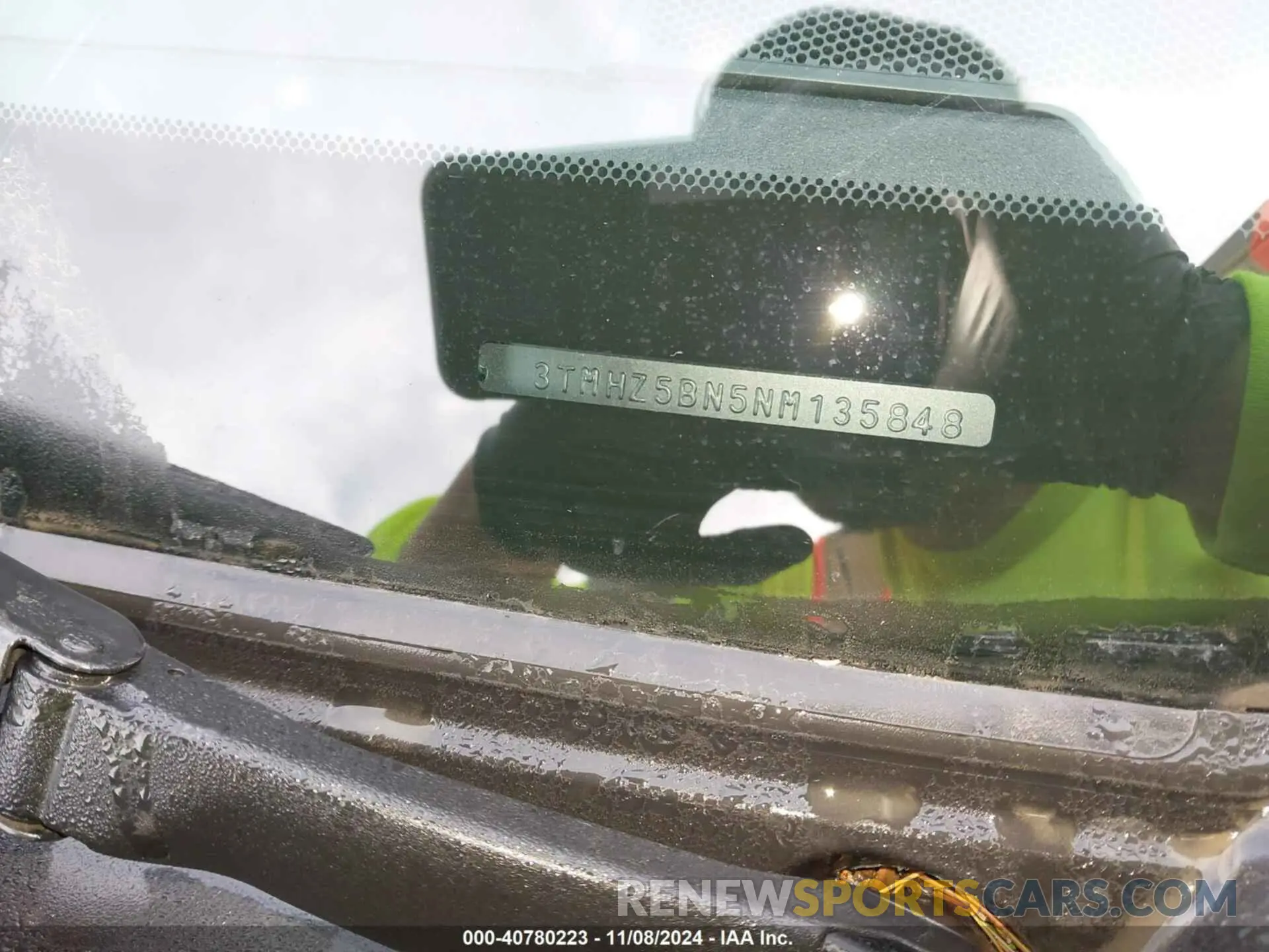 9 Photograph of a damaged car 3TMHZ5BN5NM135848 TOYOTA TACOMA 2022