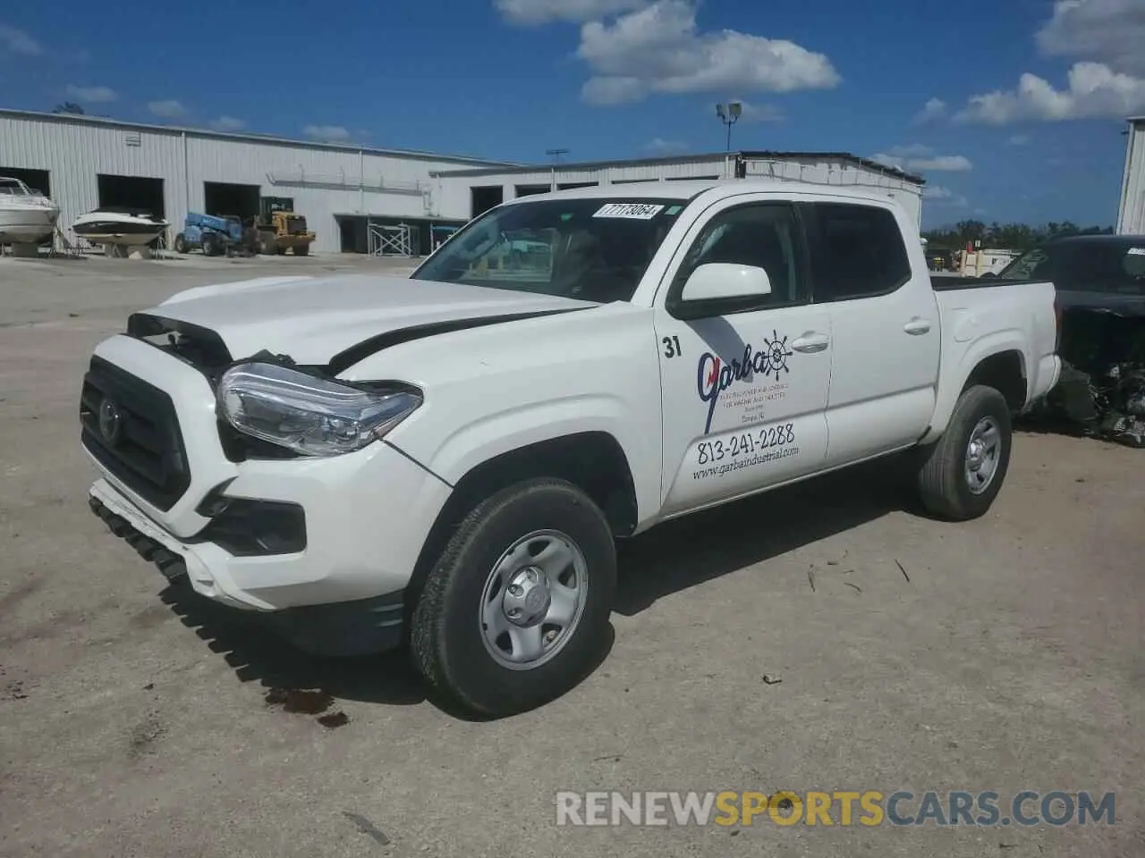 1 Photograph of a damaged car 3TYAX5GN2NT064628 TOYOTA TACOMA 2022