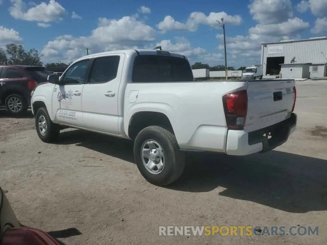 2 Photograph of a damaged car 3TYAX5GN2NT064628 TOYOTA TACOMA 2022