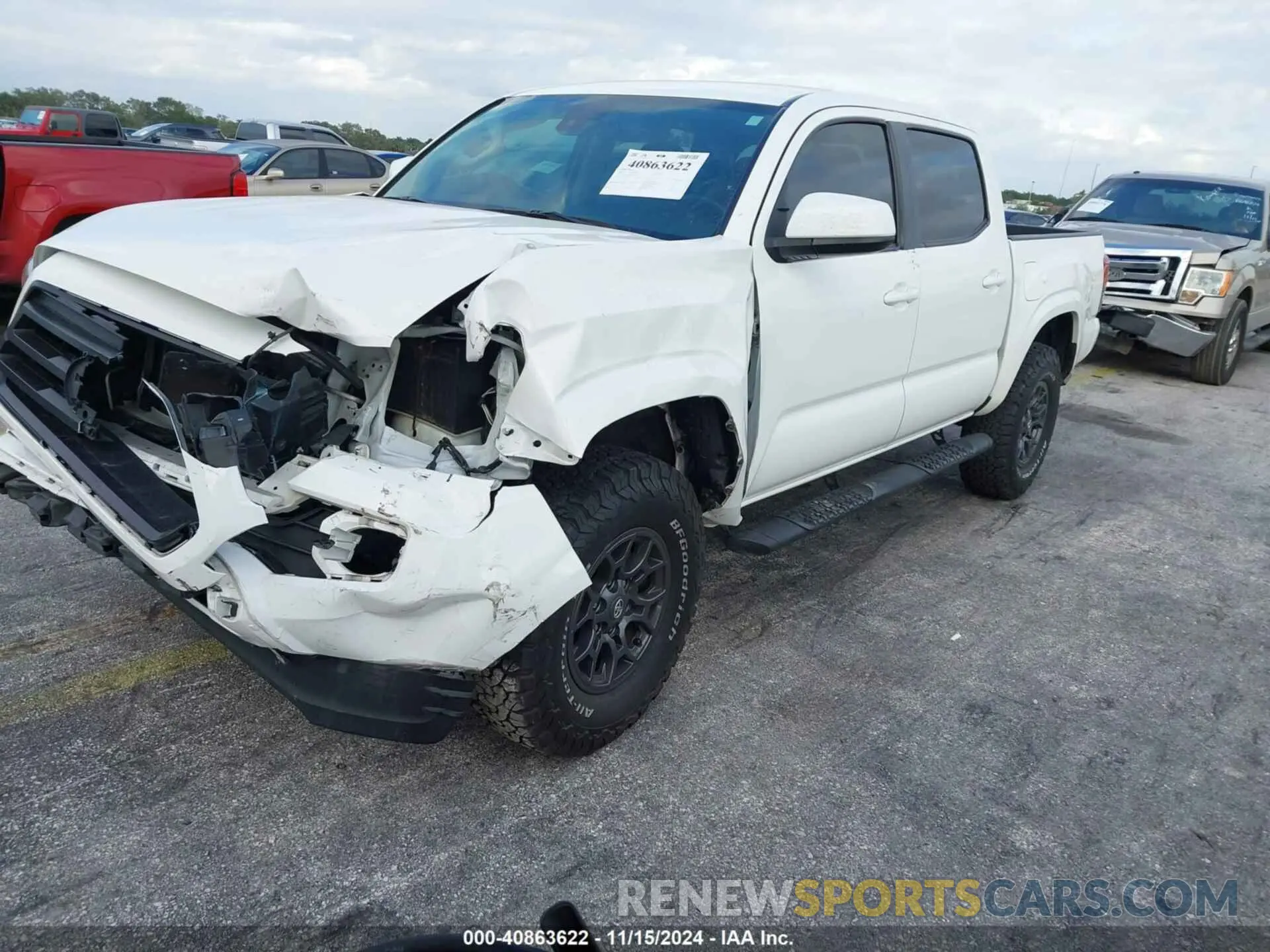 2 Photograph of a damaged car 3TYAX5GN3NT034151 TOYOTA TACOMA 2022