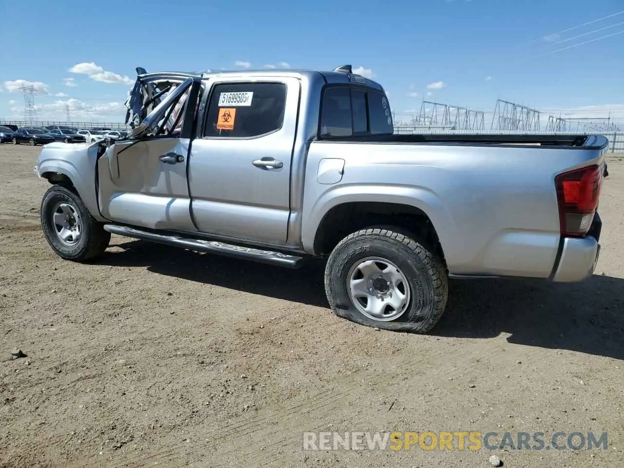2 Photograph of a damaged car 3TYAX5GN4NT040556 TOYOTA TACOMA 2022