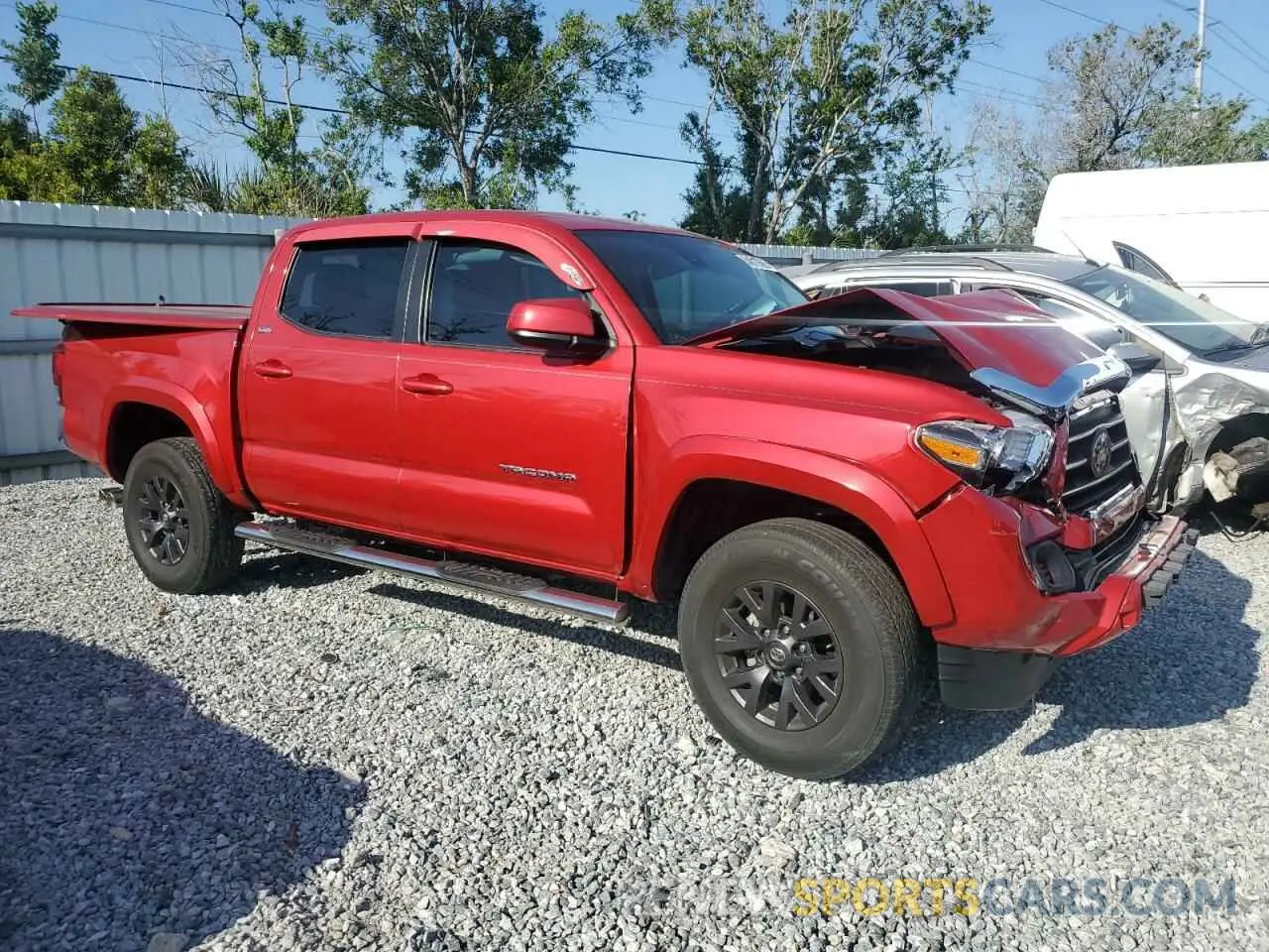 4 Photograph of a damaged car 3TYAX5GN5NT061397 TOYOTA TACOMA 2022