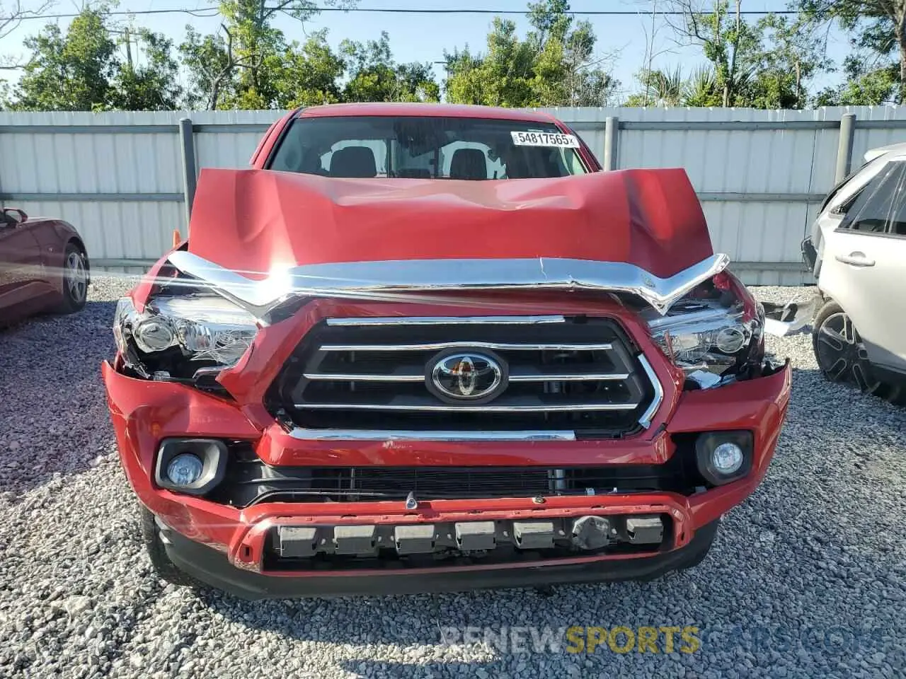 5 Photograph of a damaged car 3TYAX5GN5NT061397 TOYOTA TACOMA 2022
