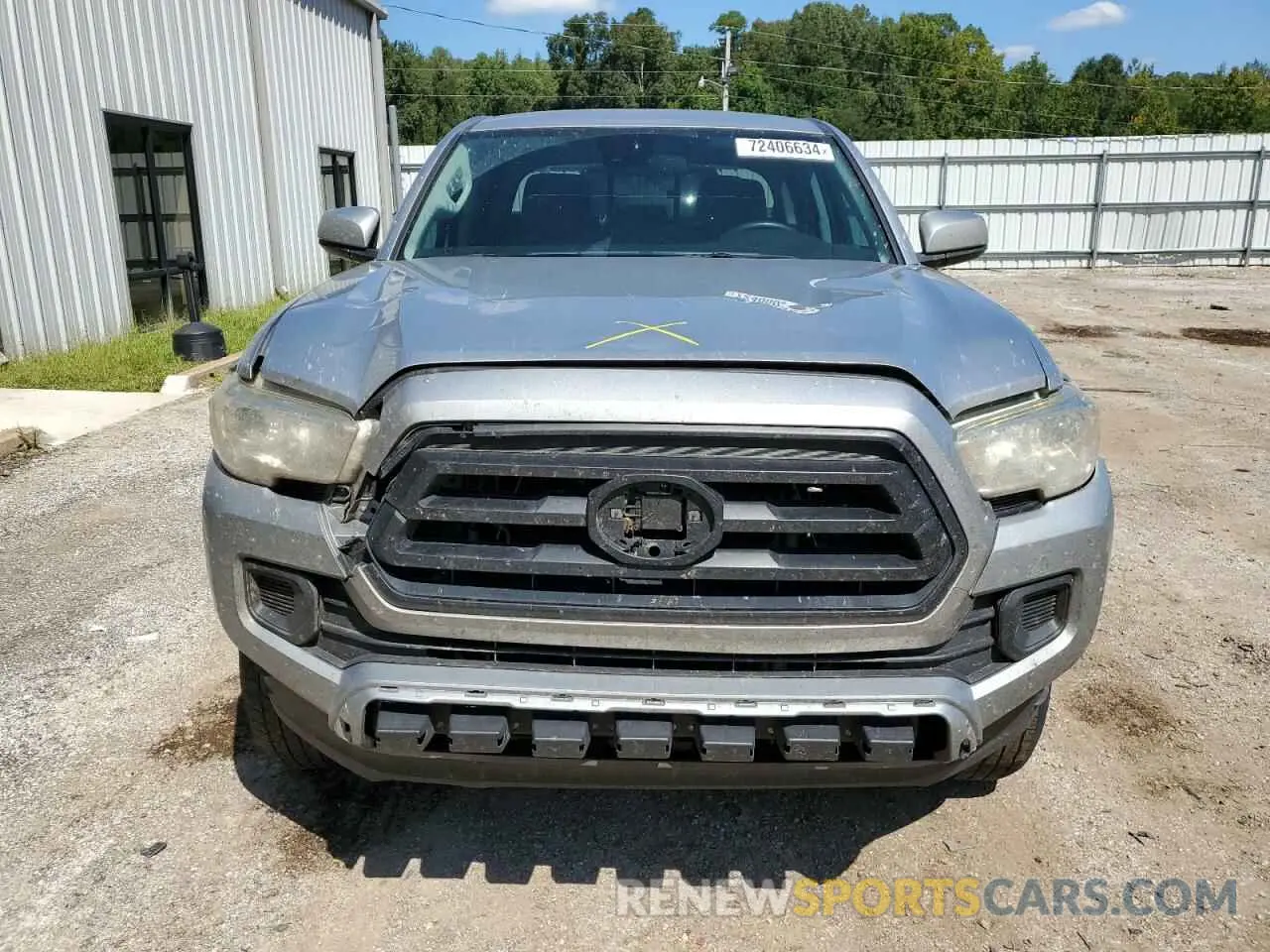 5 Photograph of a damaged car 3TYAX5GN7NT035982 TOYOTA TACOMA 2022