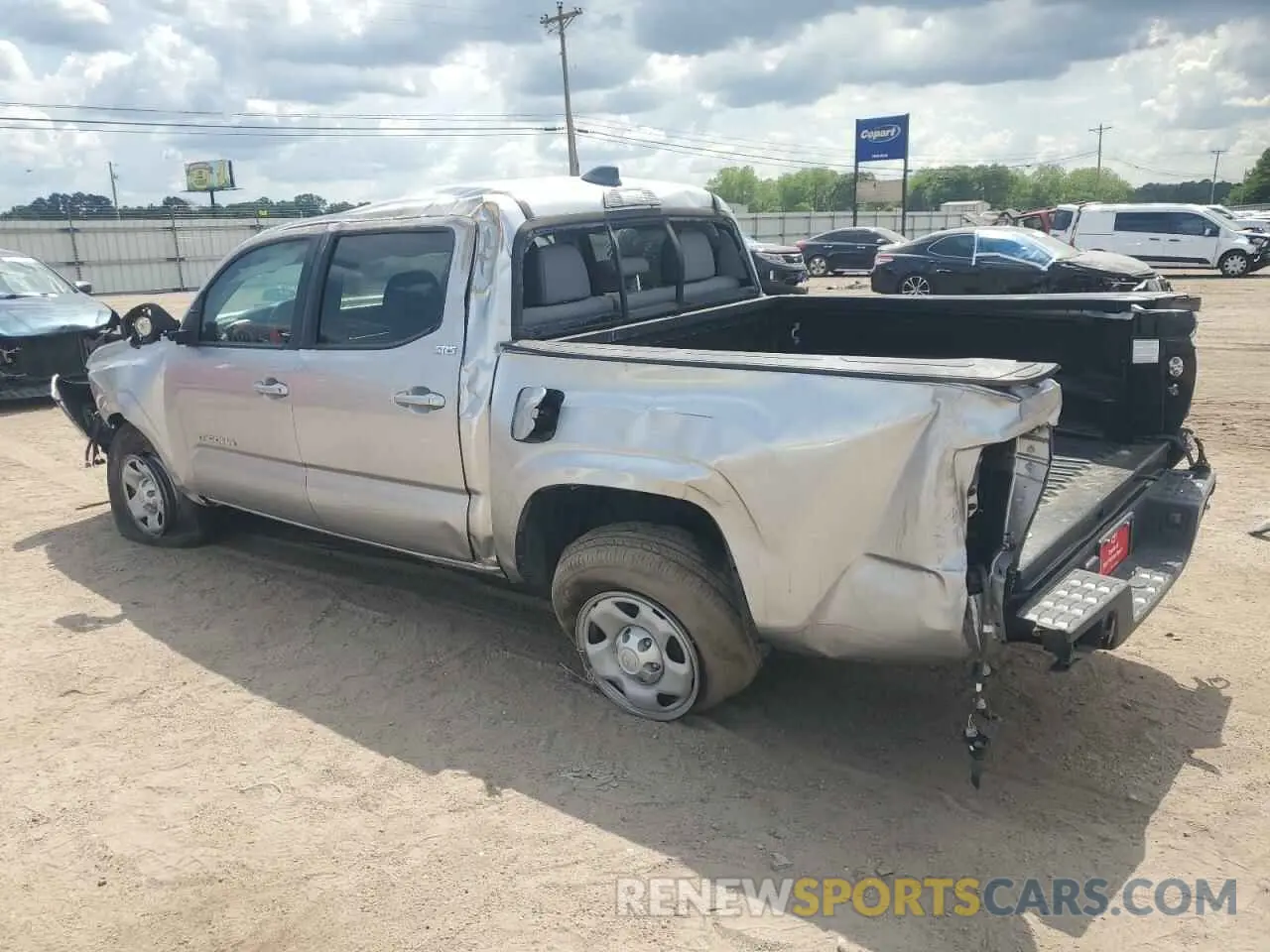 2 Photograph of a damaged car 3TYAX5GNXNT046832 TOYOTA TACOMA 2022