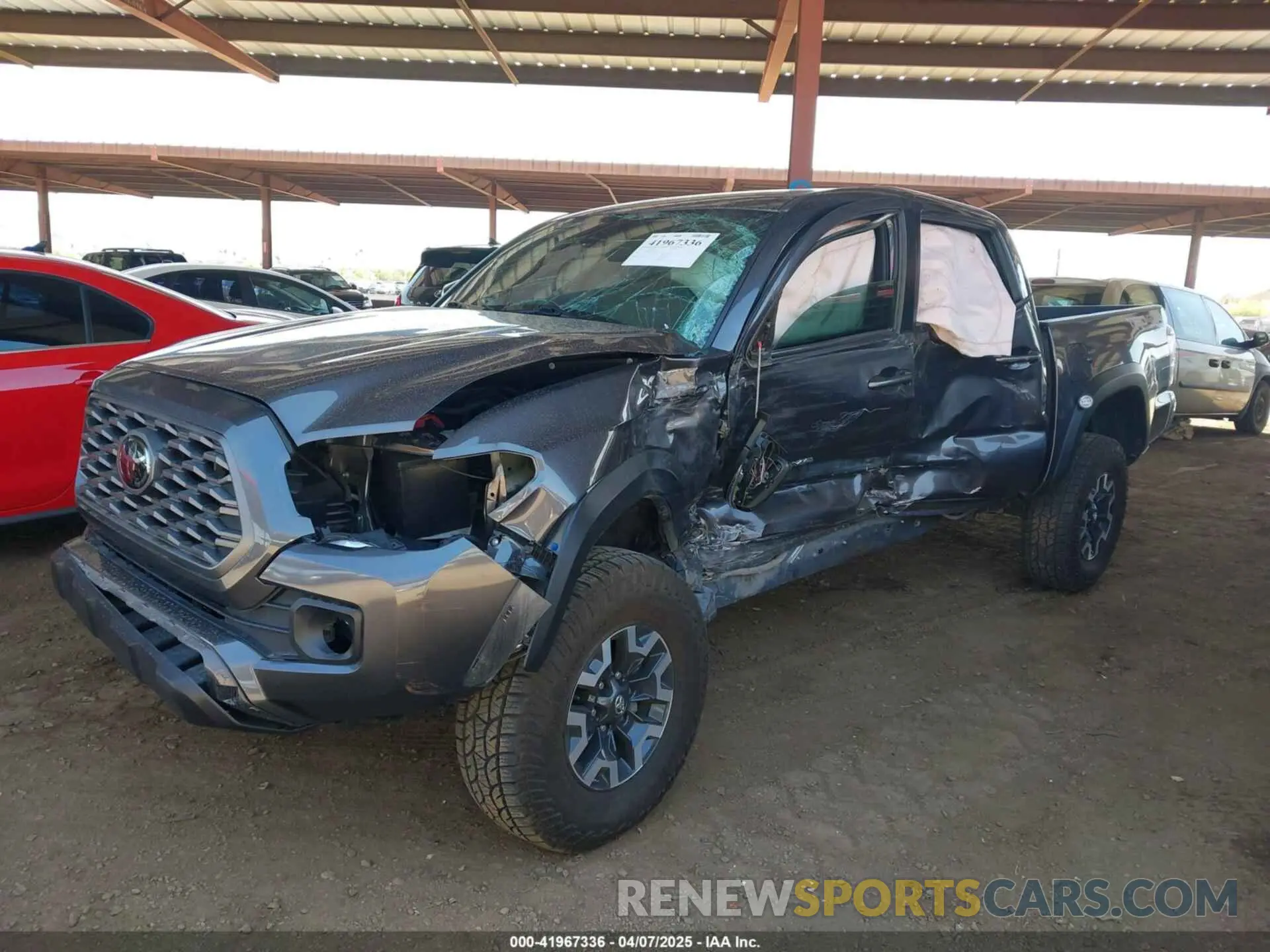 2 Photograph of a damaged car 3TYCZ5AN1NT062445 TOYOTA TACOMA 2022
