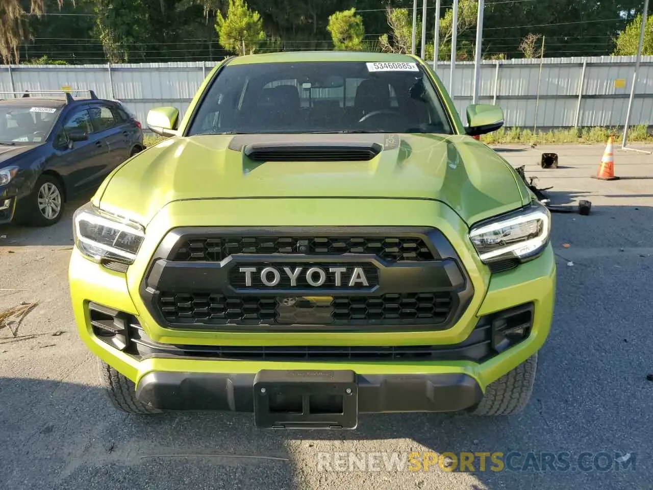 5 Photograph of a damaged car 3TYCZ5AN1NT099009 TOYOTA TACOMA 2022
