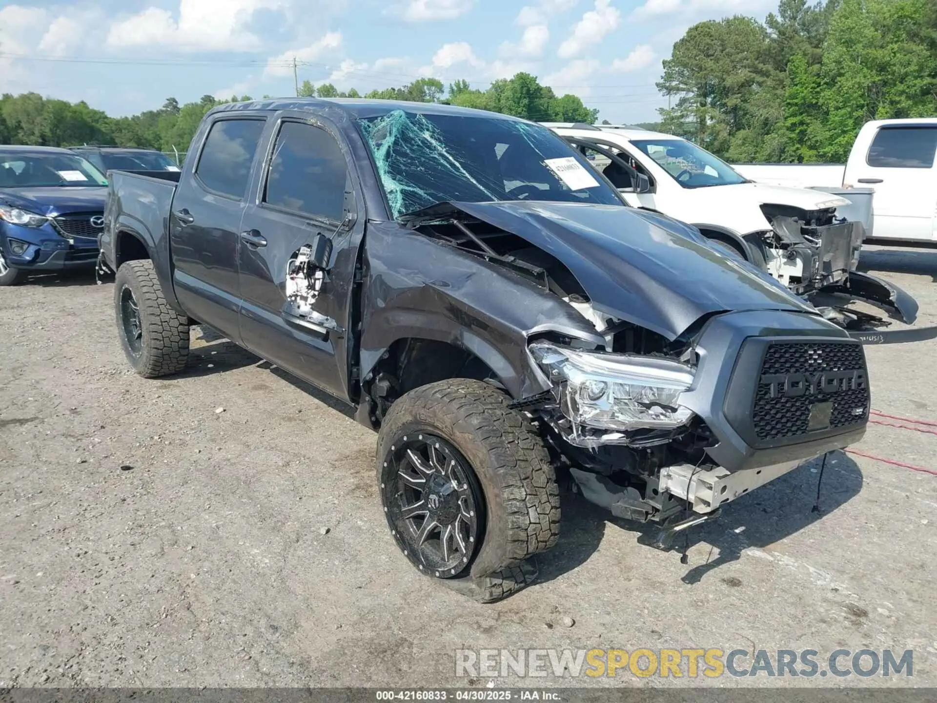 1 Photograph of a damaged car 3TYCZ5AN2NT096247 TOYOTA TACOMA 2022