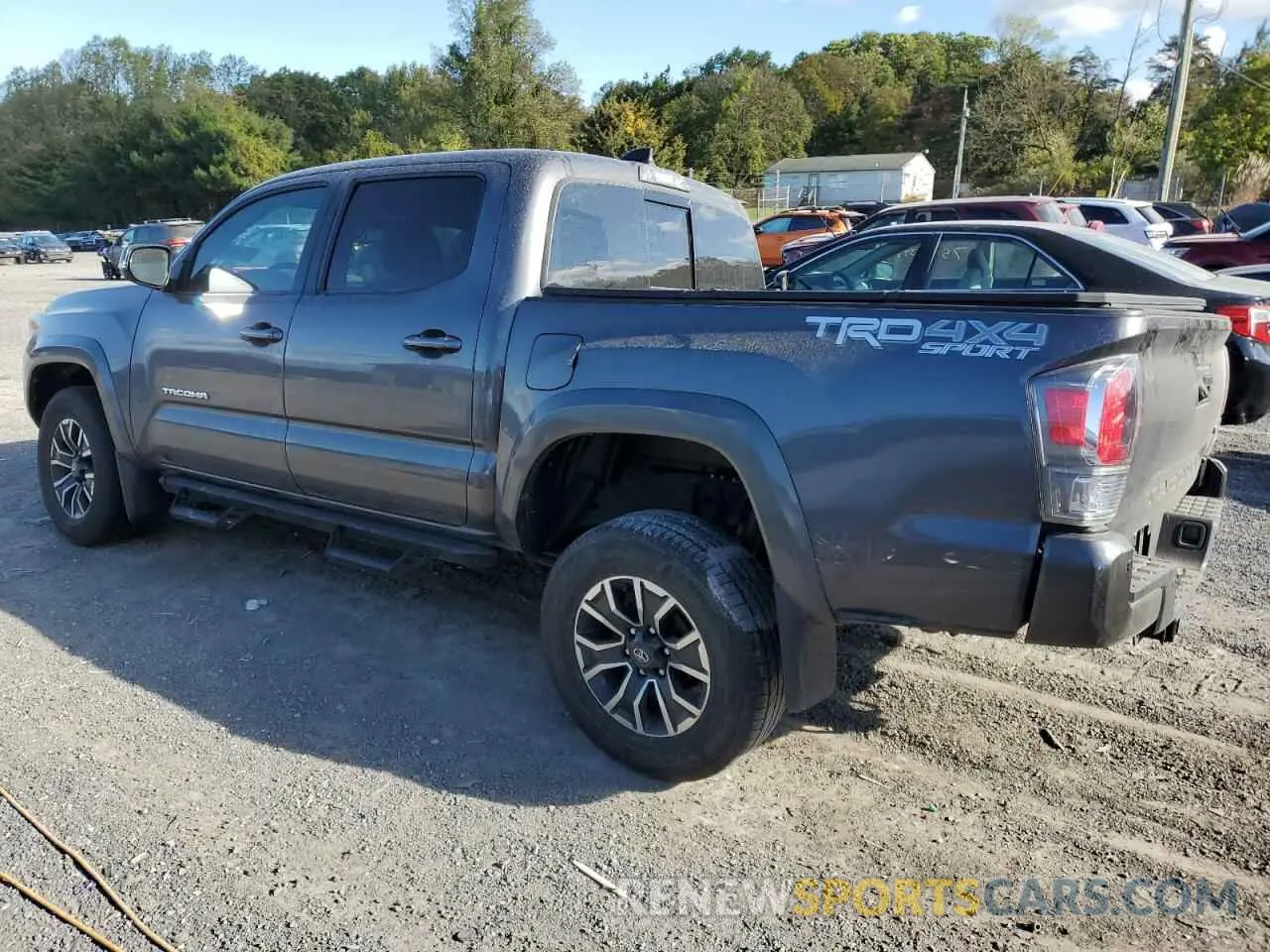 2 Photograph of a damaged car 3TYCZ5AN3NT068215 TOYOTA TACOMA 2022