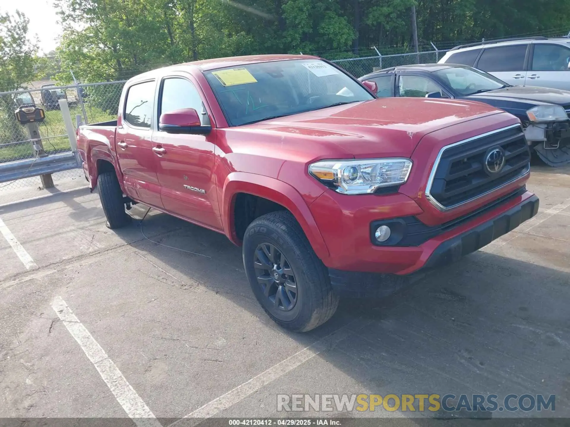 1 Photograph of a damaged car 3TYCZ5AN4NT101268 TOYOTA TACOMA 2022