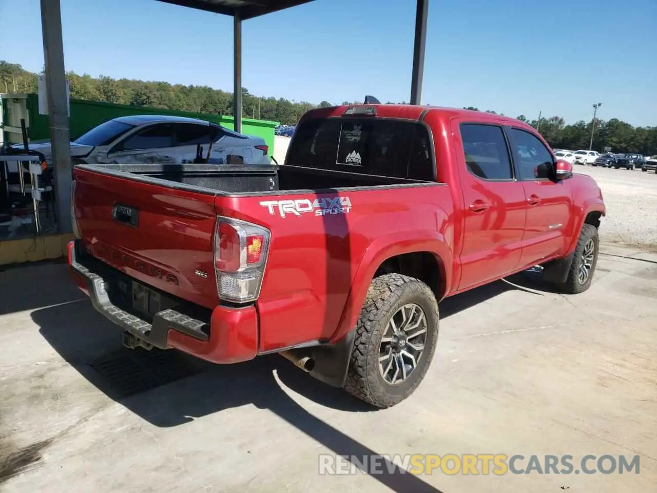 3 Photograph of a damaged car 3TYCZ5AN6NT086420 TOYOTA TACOMA 2022