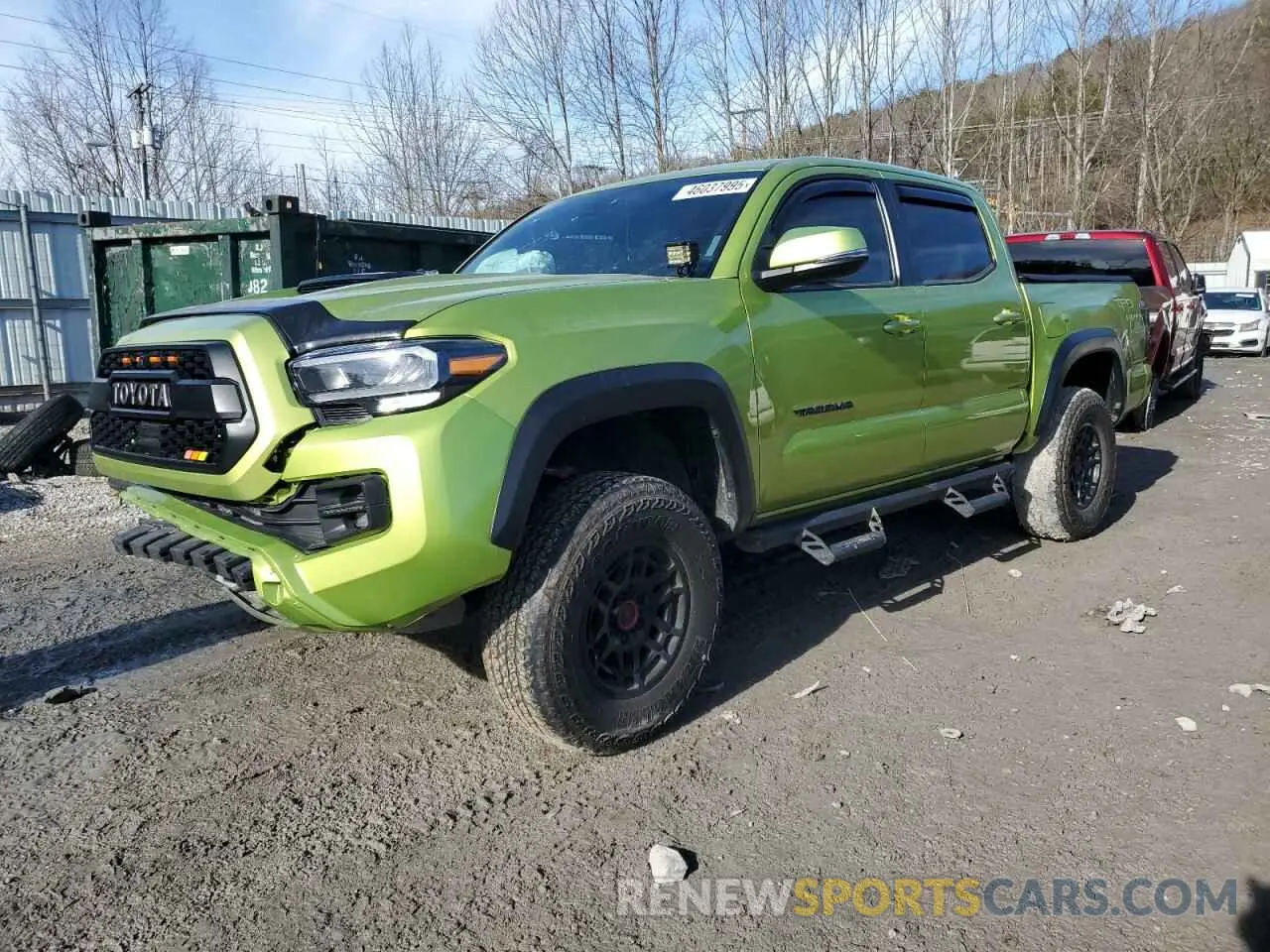 1 Photograph of a damaged car 3TYCZ5AN6NT101854 TOYOTA TACOMA 2022