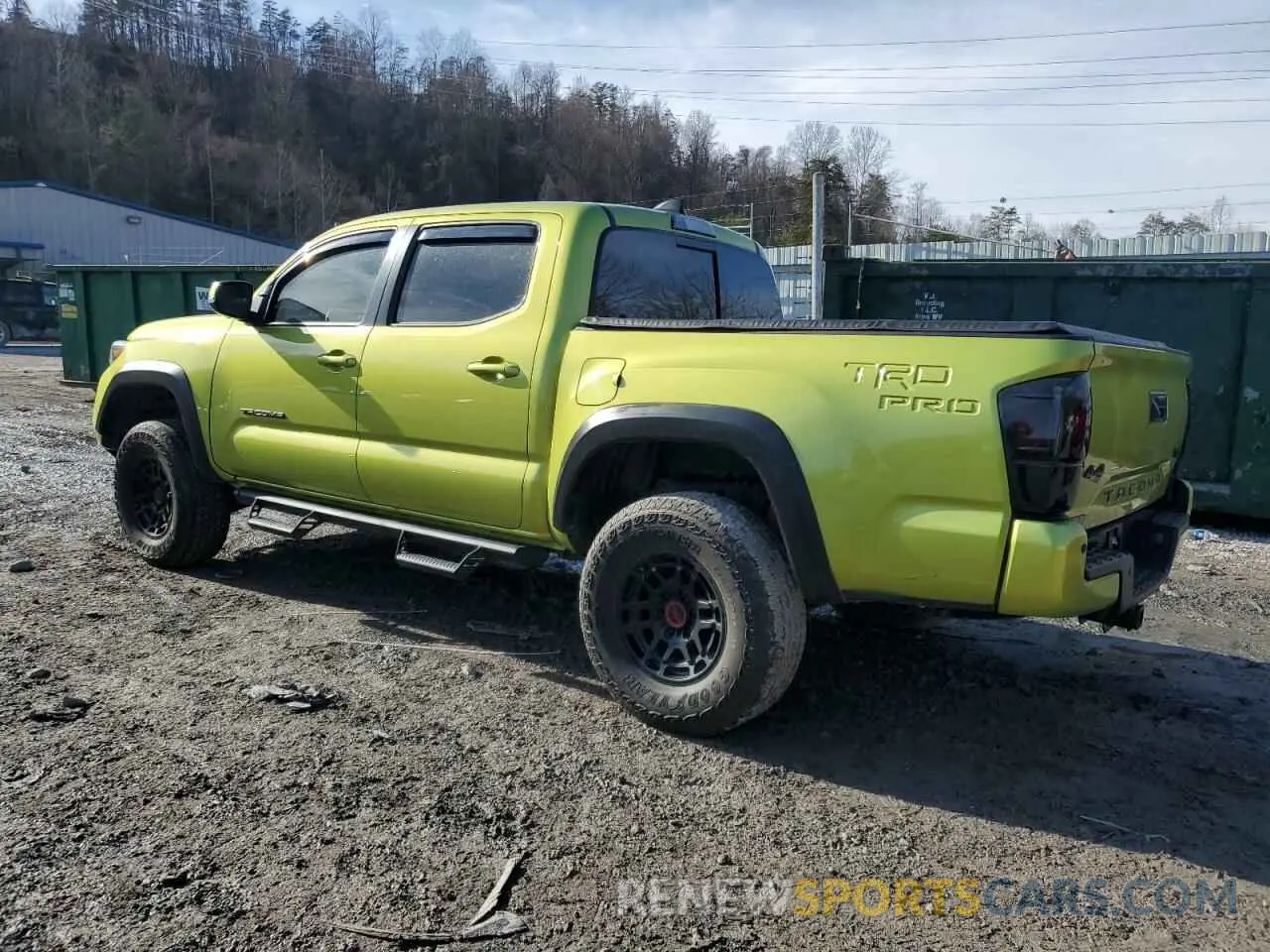 2 Photograph of a damaged car 3TYCZ5AN6NT101854 TOYOTA TACOMA 2022