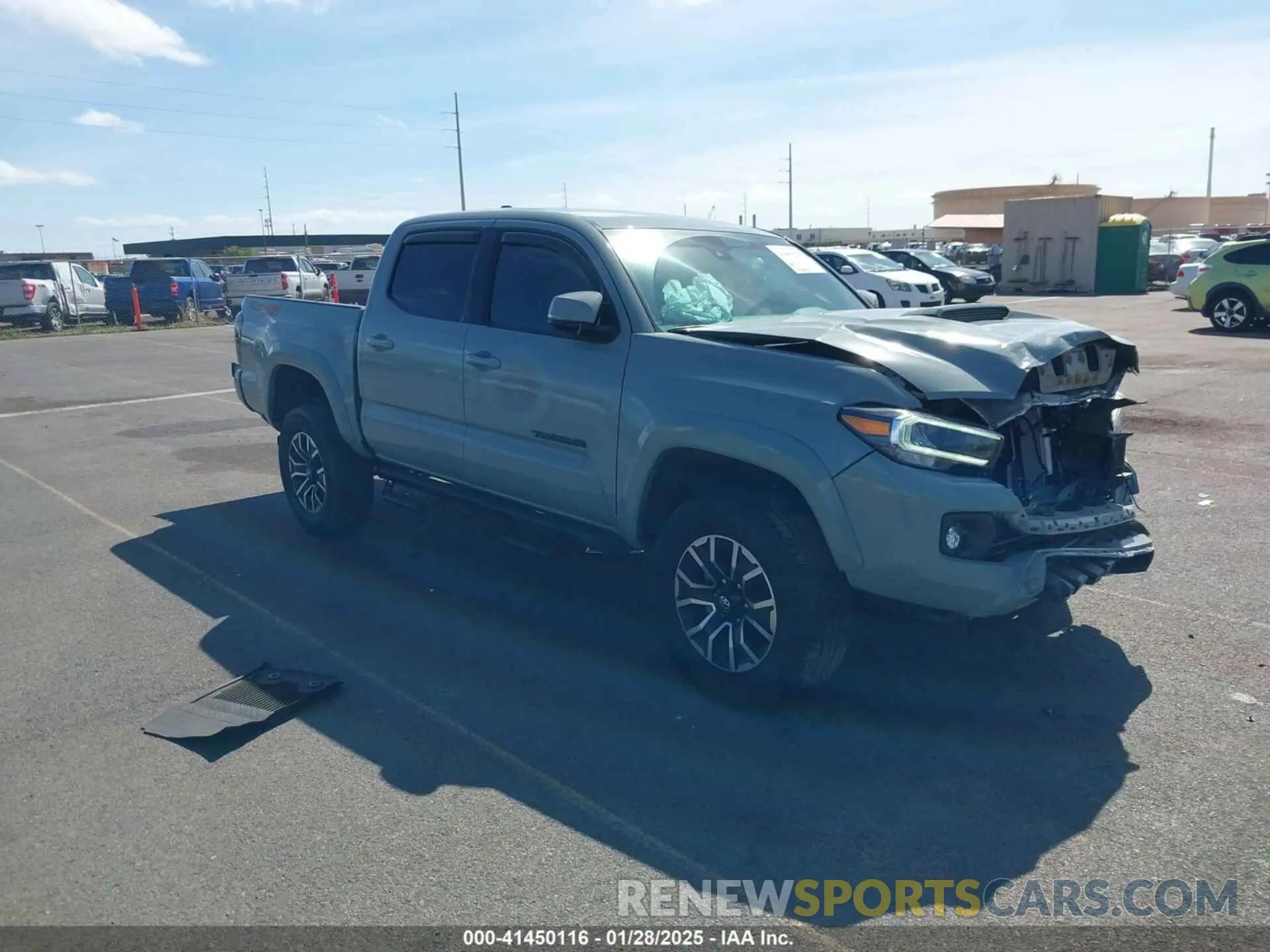 1 Photograph of a damaged car 3TYCZ5AN6NT103877 TOYOTA TACOMA 2022