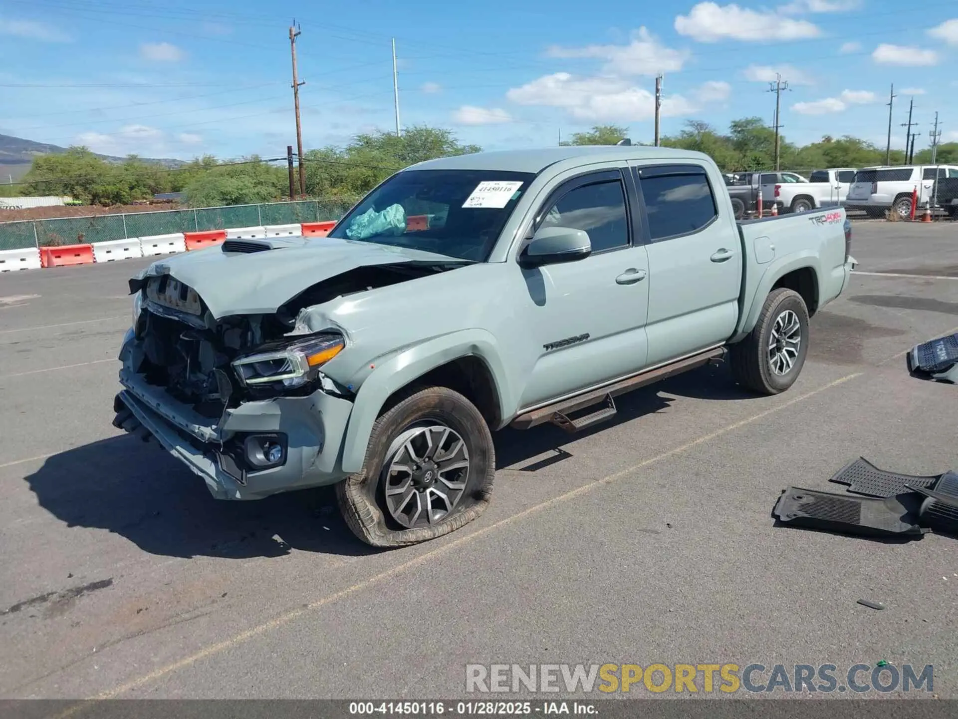 2 Photograph of a damaged car 3TYCZ5AN6NT103877 TOYOTA TACOMA 2022