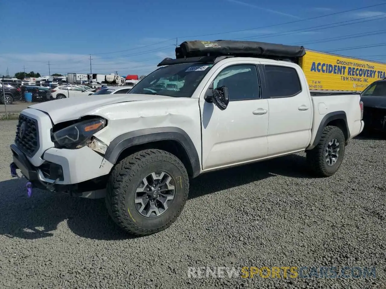 1 Photograph of a damaged car 3TYCZ5AN7NT056035 TOYOTA TACOMA 2022