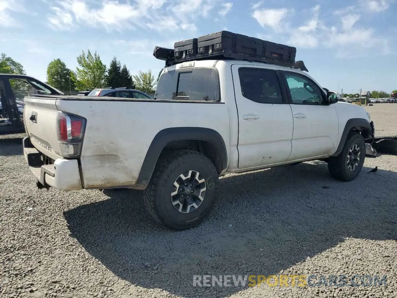 3 Photograph of a damaged car 3TYCZ5AN7NT056035 TOYOTA TACOMA 2022