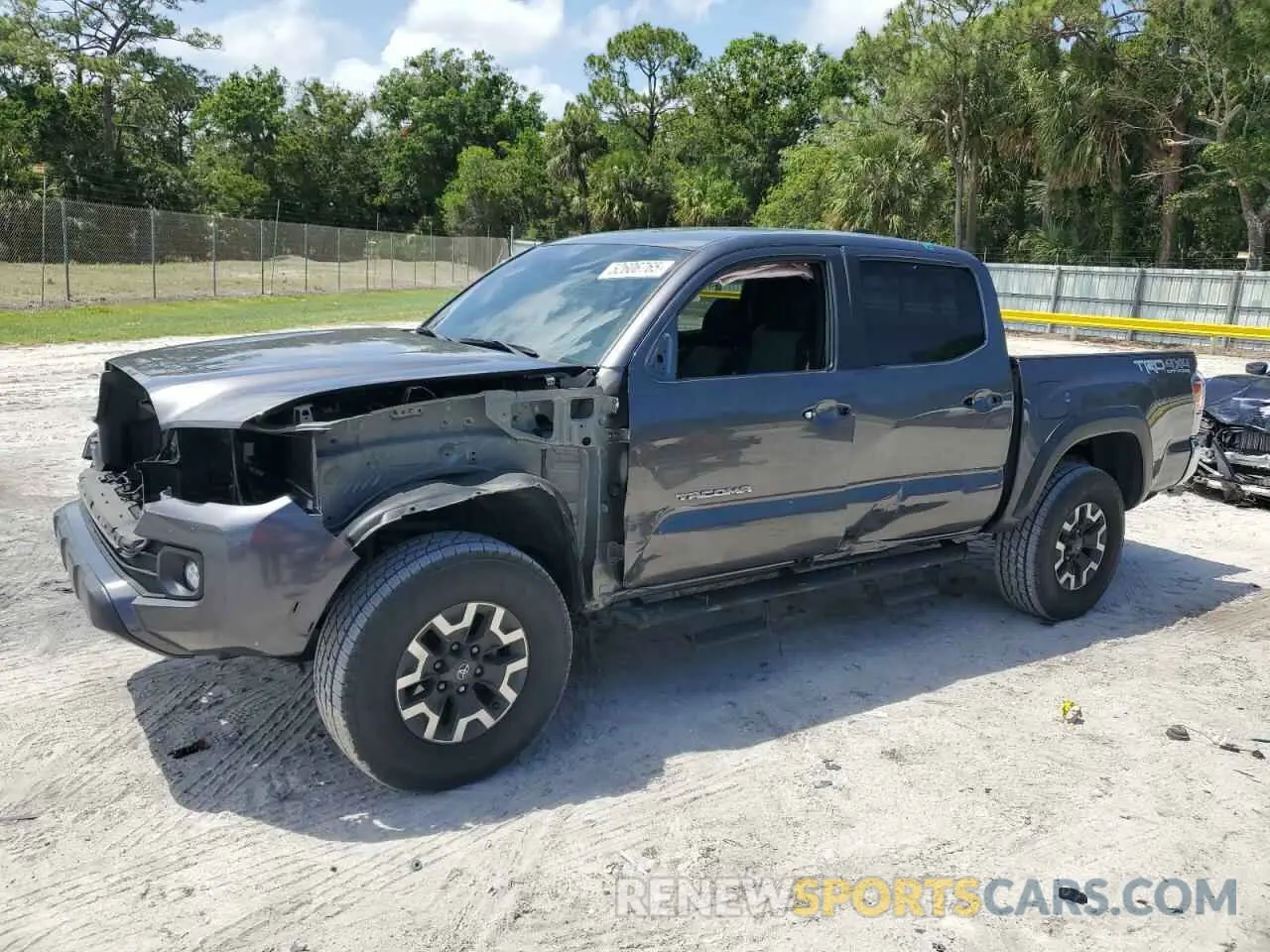 1 Photograph of a damaged car 3TYCZ5AN8NT091506 TOYOTA TACOMA 2022