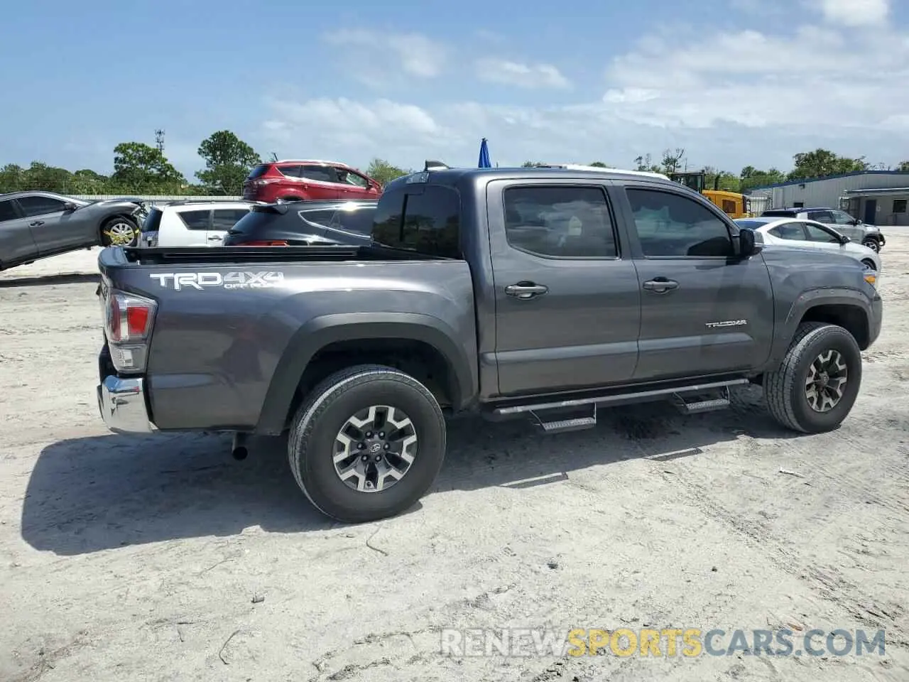 3 Photograph of a damaged car 3TYCZ5AN8NT091506 TOYOTA TACOMA 2022