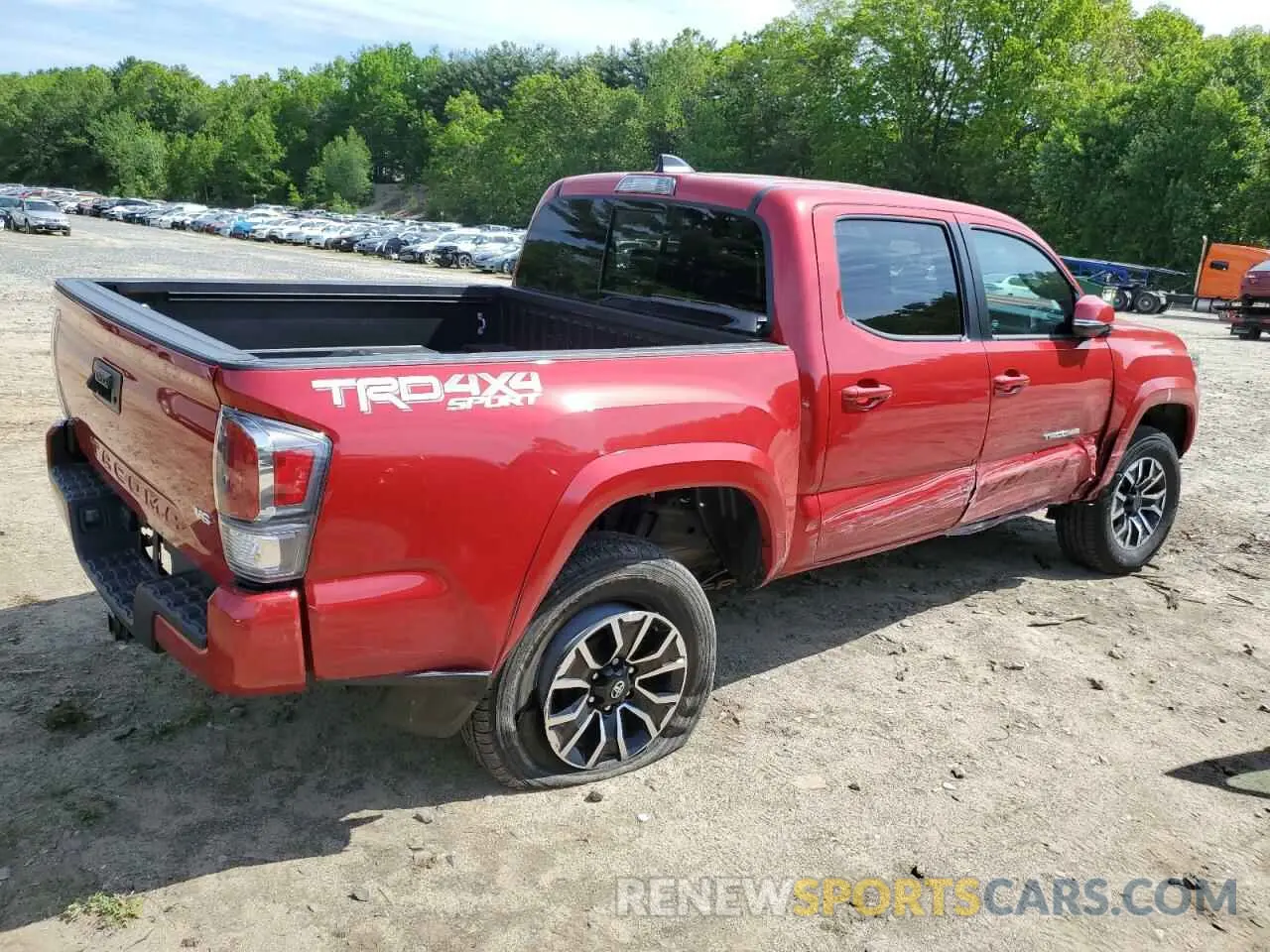 3 Photograph of a damaged car 3TYCZ5AN9NT098688 TOYOTA TACOMA 2022