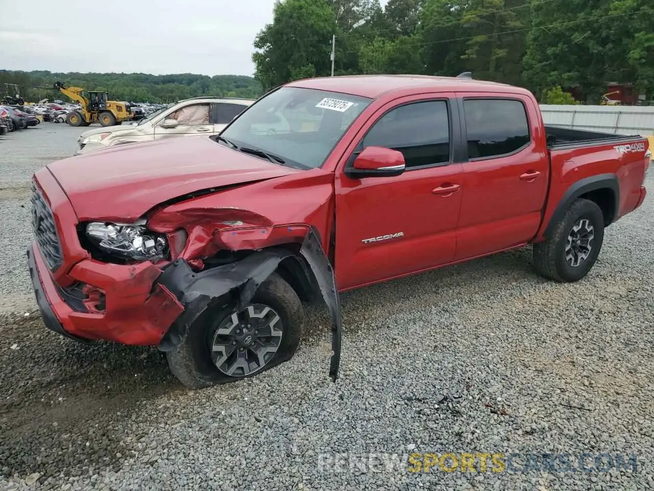 1 Photograph of a damaged car 3TYCZ5ANXNT104529 TOYOTA TACOMA 2022