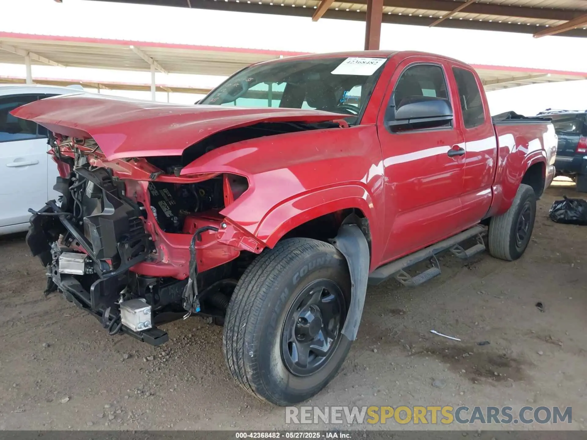 2 Photograph of a damaged car 3TYRX5GN0NT063643 TOYOTA TACOMA 2022