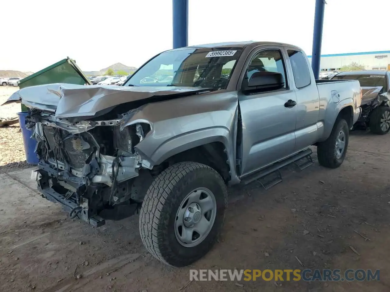 1 Photograph of a damaged car 3TYRX5GN1NT037570 TOYOTA TACOMA 2022