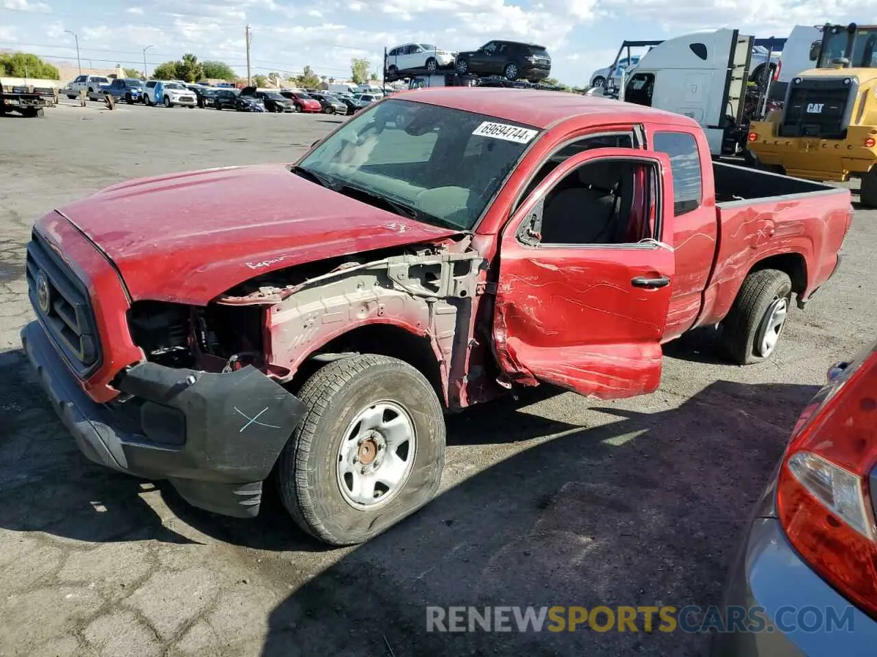 1 Photograph of a damaged car 3TYRX5GN1NT056460 TOYOTA TACOMA 2022