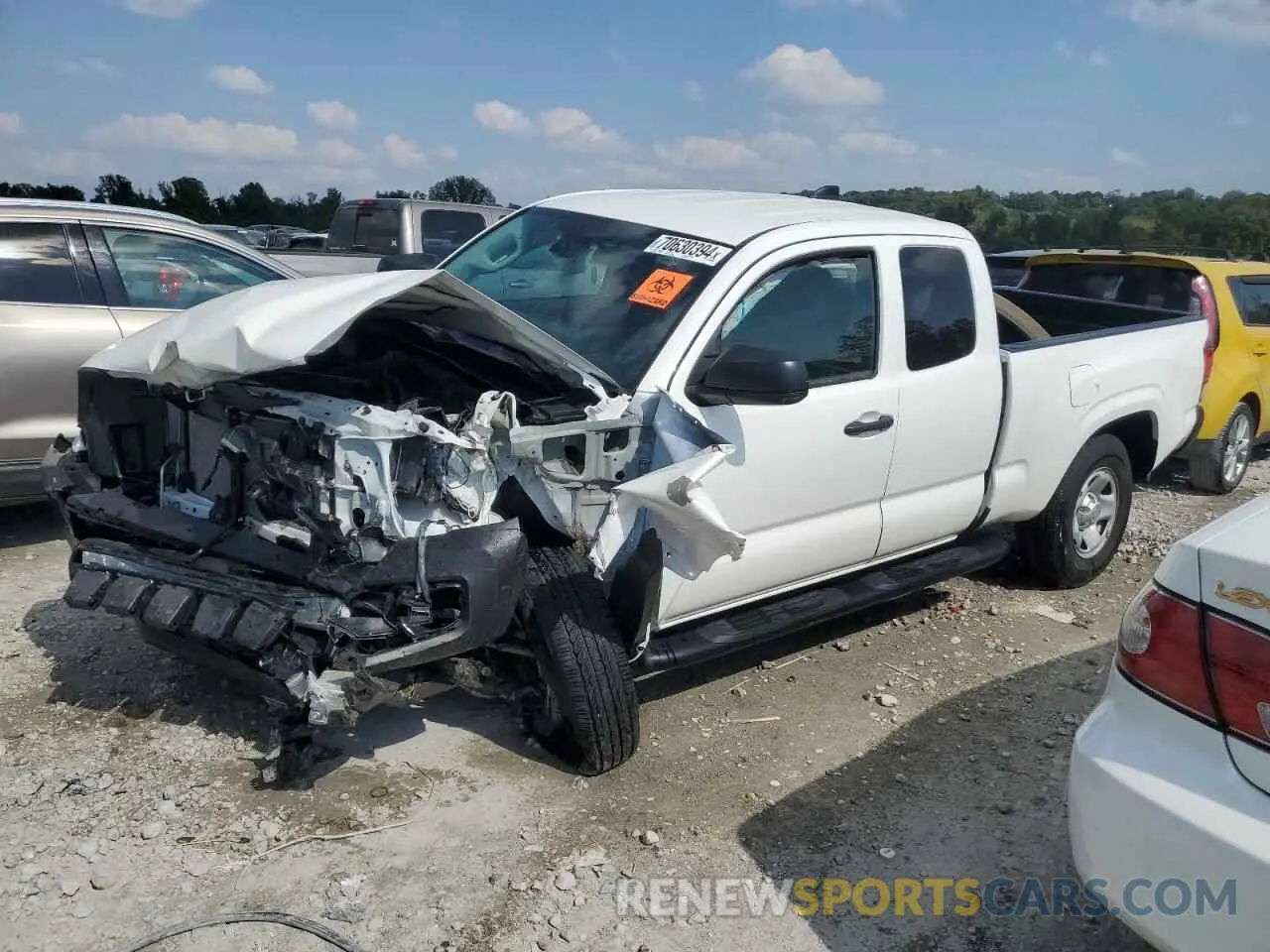 1 Photograph of a damaged car 3TYRX5GN2NT037609 TOYOTA TACOMA 2022