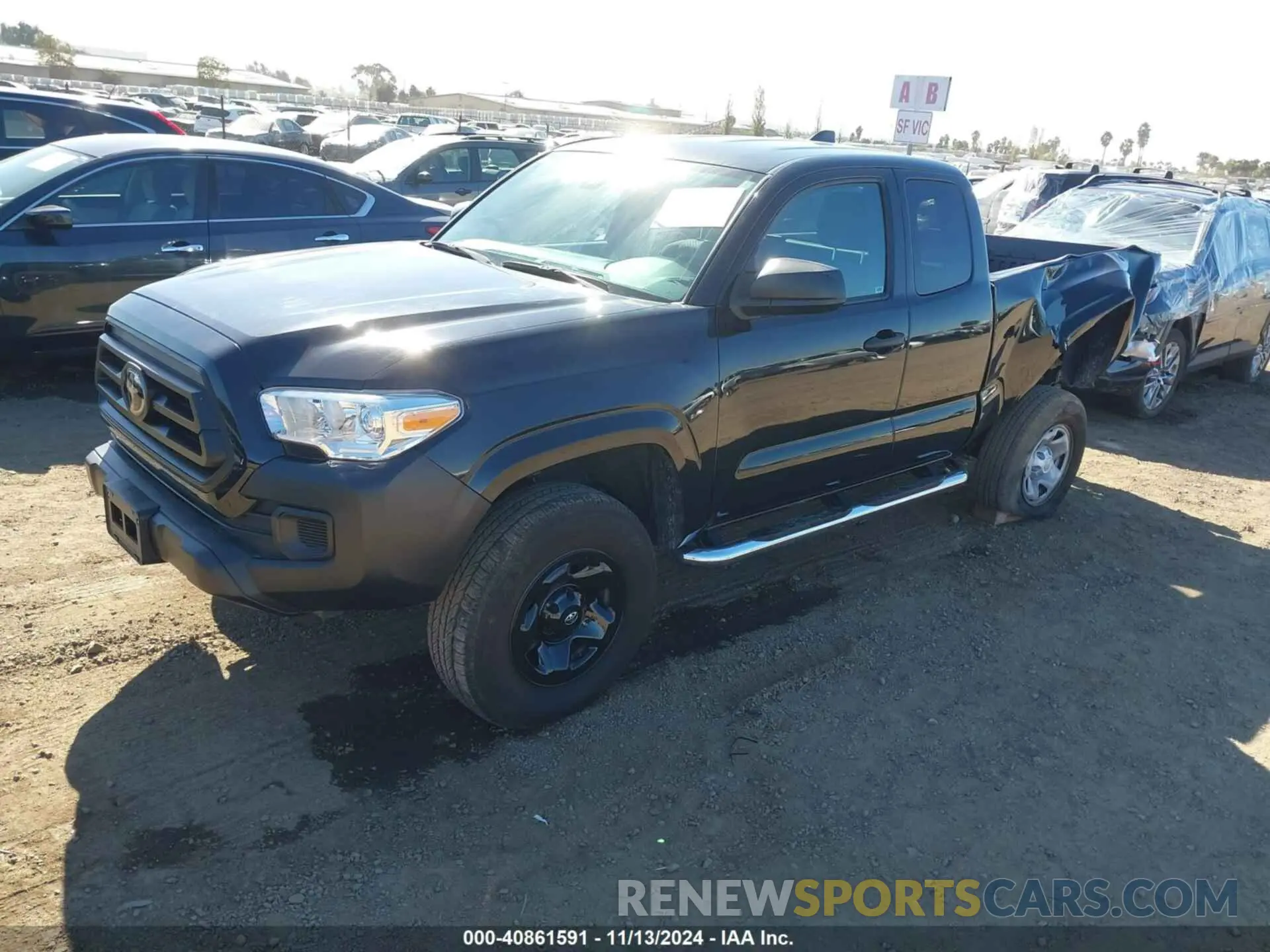 2 Photograph of a damaged car 3TYRX5GN2NT056810 TOYOTA TACOMA 2022
