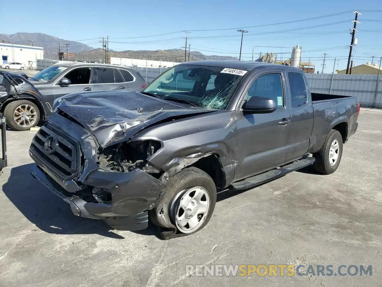 1 Photograph of a damaged car 3TYRX5GN2NT058783 TOYOTA TACOMA 2022