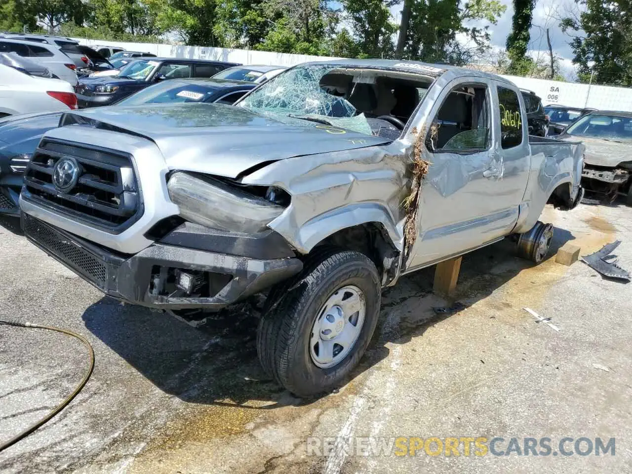 1 Photograph of a damaged car 3TYRX5GN3NT047288 TOYOTA TACOMA 2022