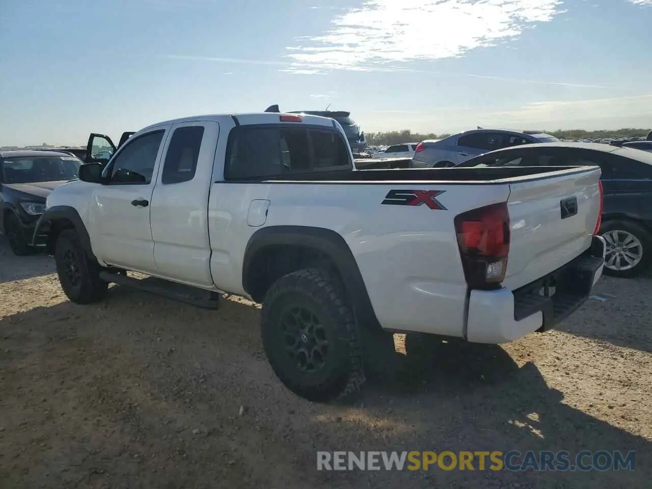 2 Photograph of a damaged car 3TYRX5GN4NT066755 TOYOTA TACOMA 2022