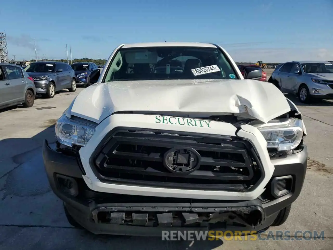 5 Photograph of a damaged car 3TYRX5GN6NT041985 TOYOTA TACOMA 2022