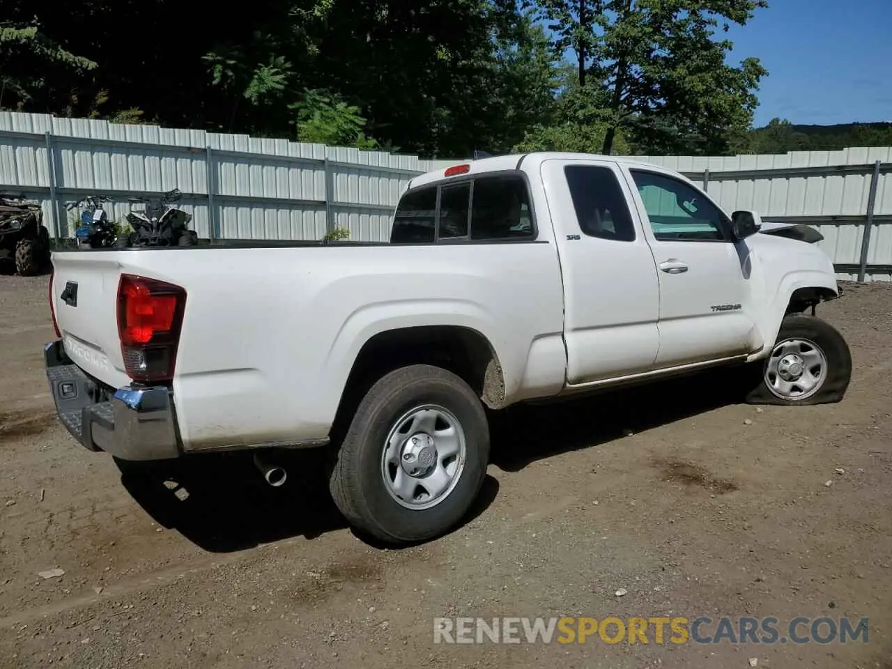 3 Photograph of a damaged car 3TYRX5GN9NT052902 TOYOTA TACOMA 2022