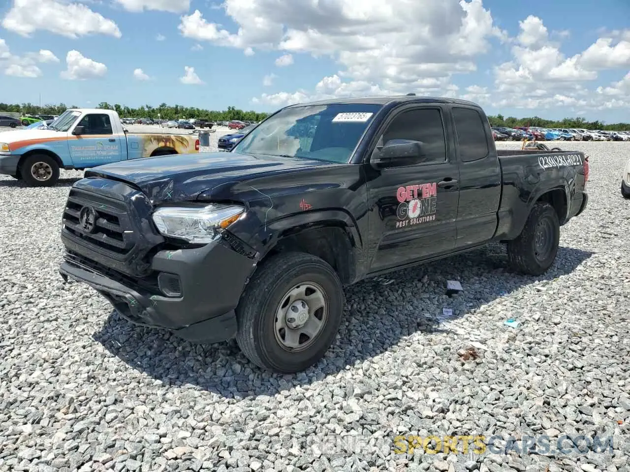 1 Photograph of a damaged car 3TYRX5GNXNT047479 TOYOTA TACOMA 2022