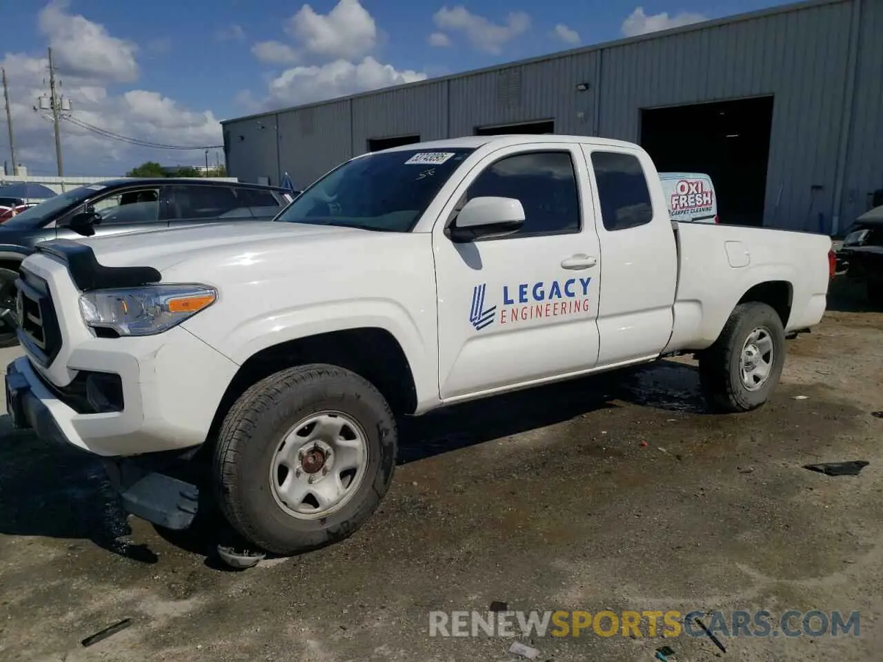 1 Photograph of a damaged car 3TYRZ5CN9NT020581 TOYOTA TACOMA 2022